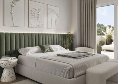 Camporroso Prado. Arganda del Rey, Madrid. Dormitorio.