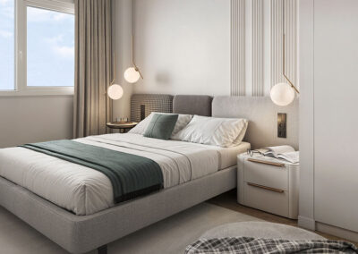 Camporroso Prado. Arganda del Rey, Madrid. Dormitorio.