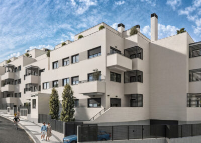 Camporroso Prado. Arganda del Rey, Madrid. Vista lateral.