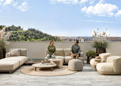 Camporroso Prado. Arganda del Rey, Madrid. Áticos.