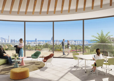 11. Camporrosso Serpentine viviendas en Finestrat Alicante.