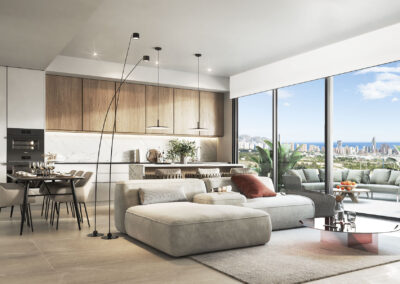 16. Camporrosso Serpentine viviendas en Finestrat Alicante.