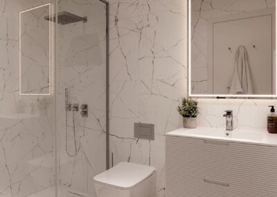 Camporrosso Towers. Calpe Alicante Costa Blanca. Interior baño-1.