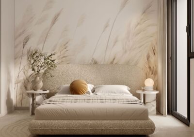 Camporrosso Towers. Calpe Alicante Costa Blanca. Interior dormitorio.