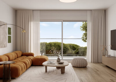 Camporrosso Ciudadela, Alicante. Interior salón.