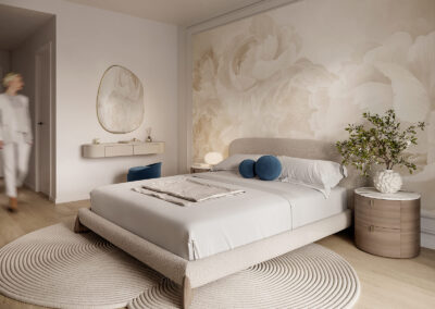 Camporrosso Ciudadela, Alicante. Interior dormitorio.