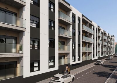 Camporrosso Ciudadela, Alicante. Fachada calle.