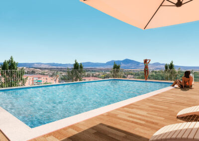 Camporrosso Ciudadela, Alicante. Piscina.